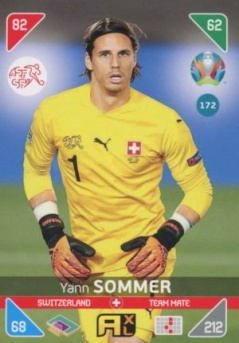 Yann Sommer Switzerland Panini UEFA EURO 2020 Kick Off #172