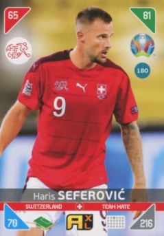 Haris Seferovic Switzerland Panini UEFA EURO 2020 Kick Off #180