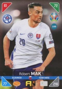 Robert Mak Slovakia Panini UEFA EURO 2020 Kick Off #188
