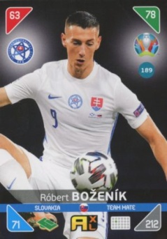 Robert Bozenik Slovakia Panini UEFA EURO 2020 Kick Off #189