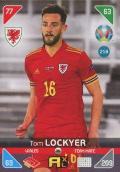 Tom Lockyer Wales Panini UEFA EURO 2020 Kick Off #218