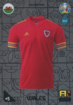 Second Skin Wales Panini UEFA EURO 2020 Kick Off Second Skins #221