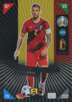 Toby Alderweireld Belgium Panini UEFA EURO 2020 Kick Off Fans' Favourites #229