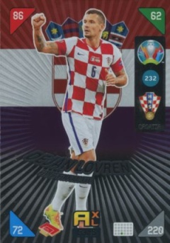 Dejan Lovren Croatia Panini UEFA EURO 2020 Kick Off Fans' Favourites #232