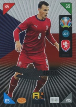 Vladimir Darida Czech Republic Panini UEFA EURO 2020 Kick Off Fans' Favourites #237