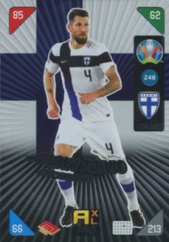 Joona Toivio Finland Panini UEFA EURO 2020 Kick Off Fans' Favourites #248