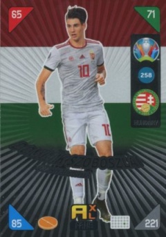 Dominik Szoboszlai Hungary Panini UEFA EURO 2020 Kick Off Fans' Favourites #258