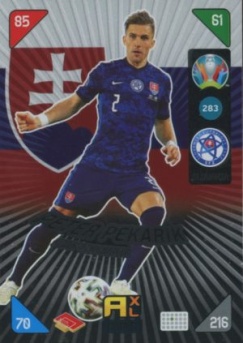Peter Pekarik Slovakia Panini UEFA EURO 2020 Kick Off Fans' Favourites #283