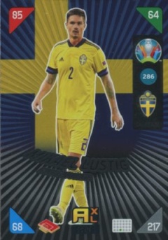Mikael Lustig Sweden Panini UEFA EURO 2020 Kick Off Fans' Favourites #286