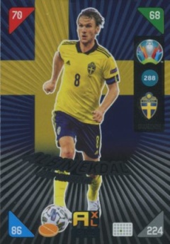 Albin Ekdal Sweden Panini UEFA EURO 2020 Kick Off Fans' Favourites #288