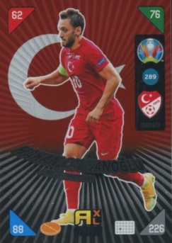 Hakan Calhanoglu Turkey Panini UEFA EURO 2020 Kick Off Fans' Favourites #289