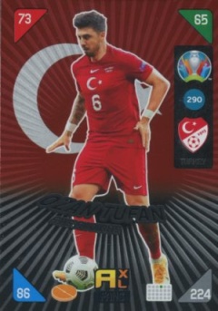 Ozan Tufan Turkey Panini UEFA EURO 2020 Kick Off Fans' Favourites #290