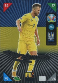 Andriy Yarmolenko Ukraine Panini UEFA EURO 2020 Kick Off Fans' Favourites #294