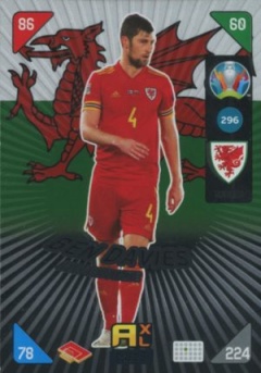 Ben Davies Wales Panini UEFA EURO 2020 Kick Off Fans' Favourites #296