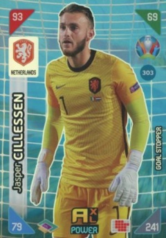 Jasper Cillessen Netherlands Panini UEFA EURO 2020 Kick Off Goal Stoppers #303