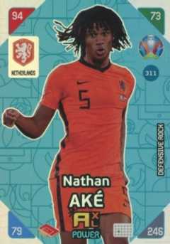 Nathan Ake Netherlands Panini UEFA EURO 2020 Kick Off Defensive Rocks #311