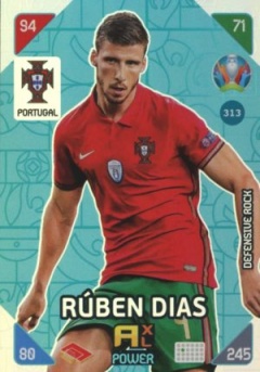 Ruben Dias Portugal Panini UEFA EURO 2020 Kick Off Defensive Rocks #313