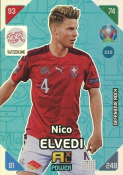 Nico Elvedi Switzerland Panini UEFA EURO 2020 Kick Off Defensive Rocks #315