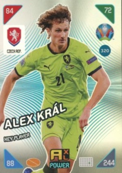 Alex Kral Czech Republic Panini UEFA EURO 2020 Kick Off Key Players #320