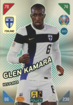 Glen Kamara Finland Panini UEFA EURO 2020 Kick Off Key Players #323