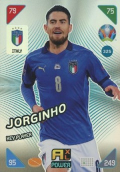 Jorginho Italy Panini UEFA EURO 2020 Kick Off Key Players #325