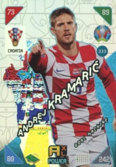 Andrej Kramaric Croatia Panini UEFA EURO 2020 Kick Off Goal Machines #333