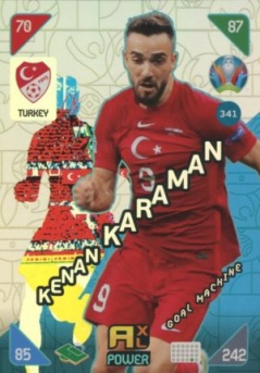 Kenan Karaman Turkey Panini UEFA EURO 2020 Kick Off Goal Machines #341