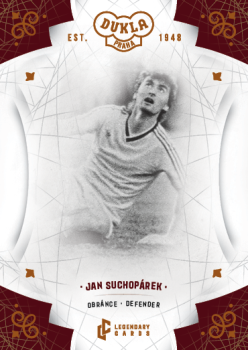 Jan Suchoparek Dukla Praha Bravo Dukla Legendary Cards Base Orange /48 #BA-SUJ