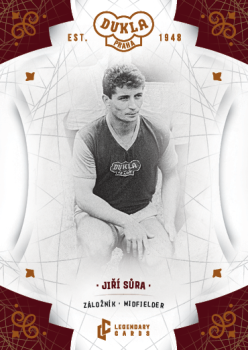 Jiri Sura Dukla Praha Bravo Dukla Legendary Cards Base Orange /48 #BA-SUI