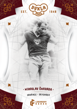 Miroslav Cmarada Dukla Praha Bravo Dukla Legendary Cards Base Orange /48 #BA-CMM