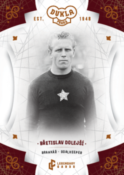 Bretislav Dolejsi Dukla Praha Bravo Dukla Legendary Cards Base Orange /48 #BA-DOB