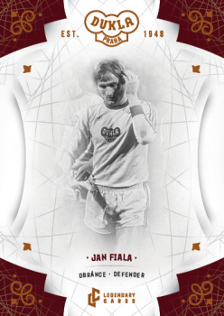 Jan Fiala Dukla Praha Bravo Dukla Legendary Cards Base Orange /48 #BA-FIA
