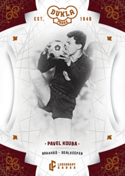 Pavel Kouba Dukla Praha Bravo Dukla Legendary Cards Base Orange /48 #BA-KOA