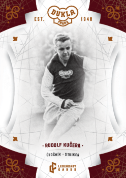 Rudolf Kucera Dukla Praha Bravo Dukla Legendary Cards Base Orange /48 #BA-KUR
