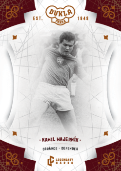 Kamil Majernik Dukla Praha Bravo Dukla Legendary Cards Base Orange /48 #BA-MAK