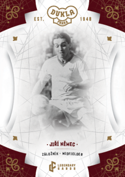 Jiri Nemec Dukla Praha Bravo Dukla Legendary Cards Base Gold Mat /11 #BA-NEI