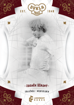 Zdenek Scasny Dukla Praha Bravo Dukla Legendary Cards Base Gold Mat /11 #BA-SCZ