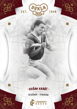 Dusan Kabat Dukla Praha Bravo Dukla Legendary Cards Base Gold Mat /11 #BA-KAD