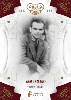 Karel Kolsky Dukla Praha Bravo Dukla Legendary Cards Base Gold Mat /11 #BA-KOK
