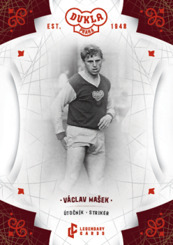 Vaclav Masek Dukla Praha Bravo Dukla Legendary Cards Base Red #BA-MAV