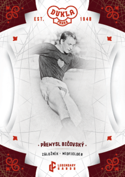 Premysl Bicovsky Dukla Praha Bravo Dukla Legendary Cards Base Red #BA-BIP