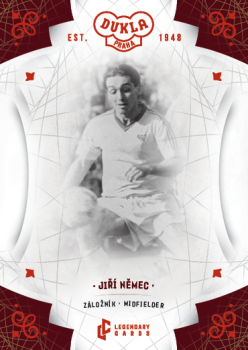 Jiri Nemec Dukla Praha Bravo Dukla Legendary Cards Base Red #BA-NEI