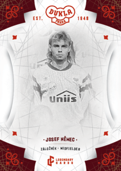 Josef Nemec Dukla Praha Bravo Dukla Legendary Cards Base Red #BA-NEO