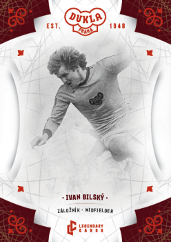 Ivan Bilsky Dukla Praha Bravo Dukla Legendary Cards Base Red #BA-BII
