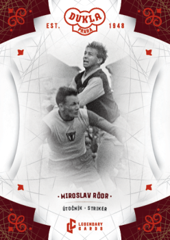 Miroslav Rodr Dukla Praha Bravo Dukla Legendary Cards Base Red #BA-ROM