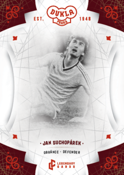 Jan Suchoparek Dukla Praha Bravo Dukla Legendary Cards Base Red #BA-SUJ