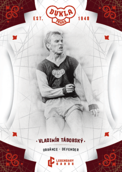 Vladimir Taborsky Dukla Praha Bravo Dukla Legendary Cards Base Red #BA-TAV