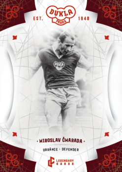 Miroslav Cmarada Dukla Praha Bravo Dukla Legendary Cards Base Red #BA-CMM