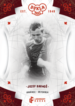 Jozef Barmos Dukla Praha Bravo Dukla Legendary Cards Base Red #BA-BAJ