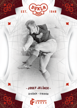 Josef Jelinek Dukla Praha Bravo Dukla Legendary Cards Base Red #BA-JEO